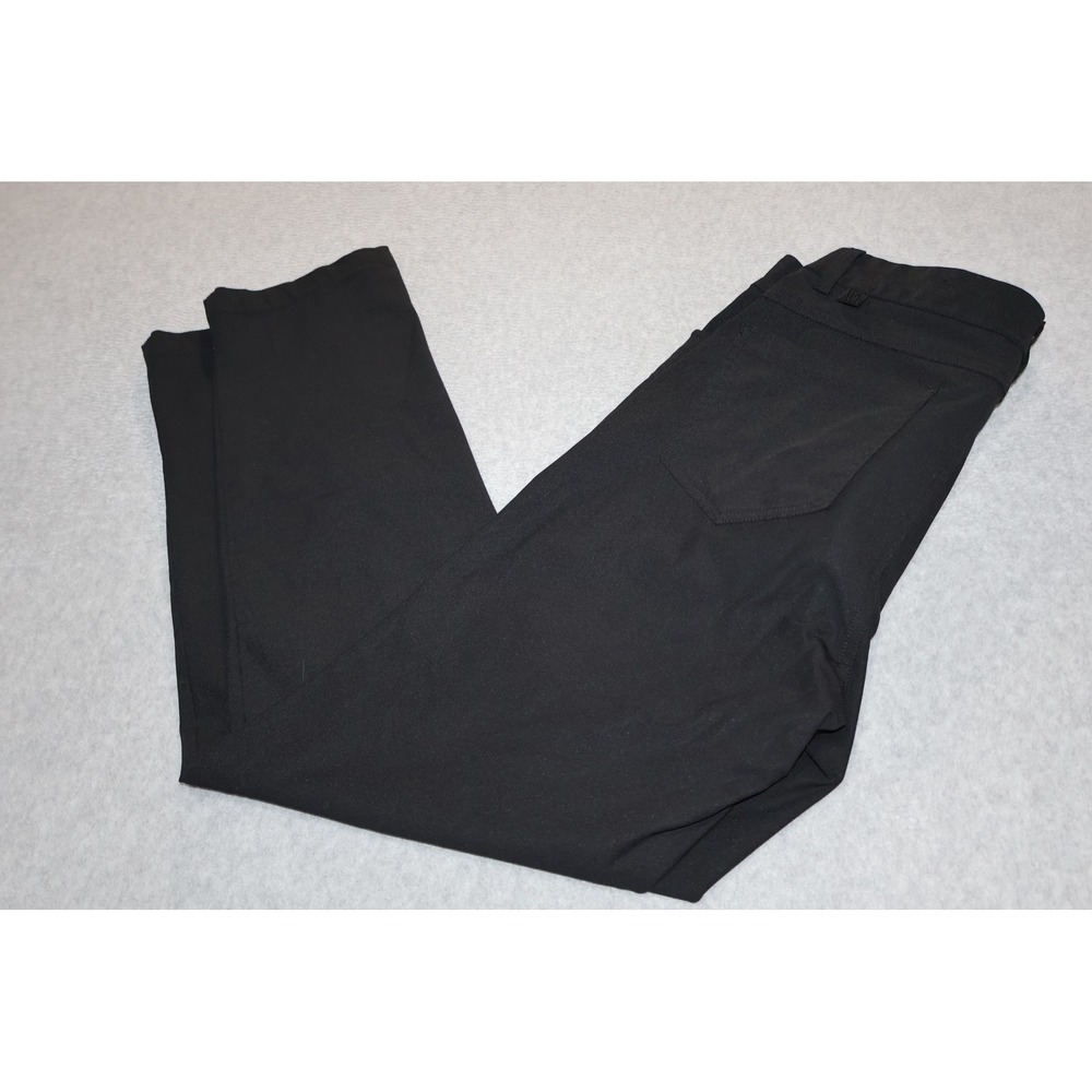 VRST Pants Mens 30x30 Black Commuter Golf Chino Travel Stretch Polyester **